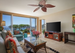 Aston Maui Kaanapali Villa – 1 Bedroom Ocean View Premium -Living-Area