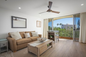 Aston Maui Kaanapali Villa – Studio Ocean View Premium -Living Area View